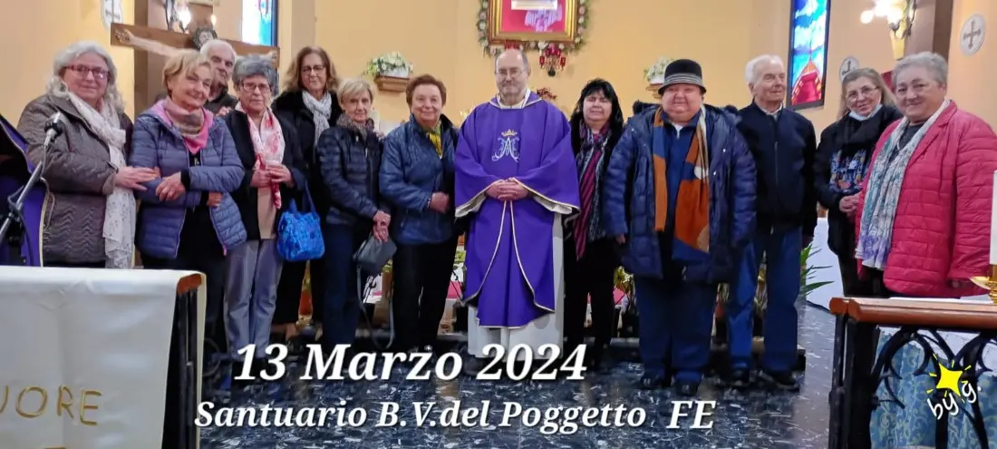MERCOLEDÌ 13 MARZO 2024 IL "GRUPPO DEI 13" PRESSO IL SANTUARIO DEL POGGETTO